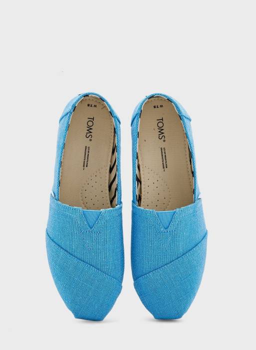 کفش راحت تخت زنانه تامز آبی مدل 090