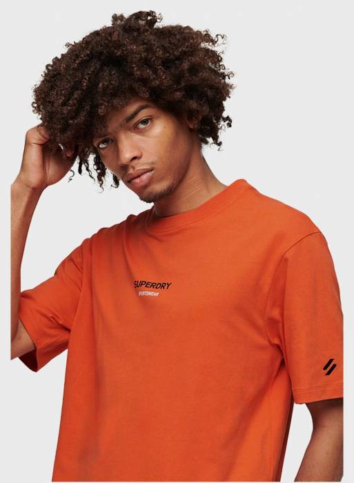 تیشرت مردانه سوپردرای نارنجی مدل 942
