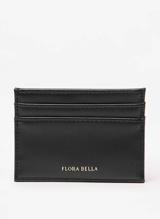 کیف پول زنانه مشکی برند flora bella مدل 323