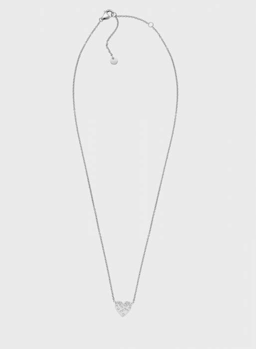 گردنبند زنانه اسکاجن نقره ای