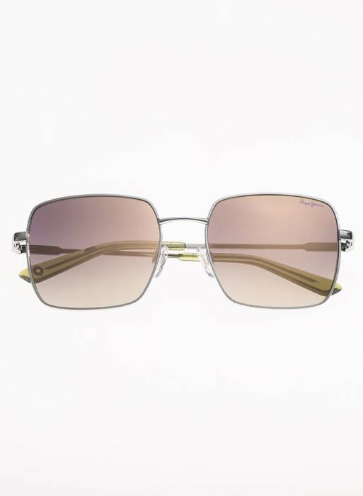 عینک آفتابی زنانه پ پ جینز قهوه ای مدل 539