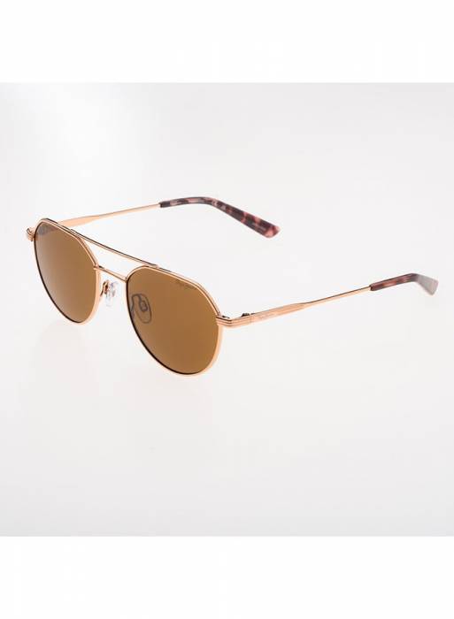 عینک آفتابی مردانه پ پ جینز قهوه ای مدل 874