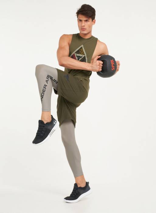 لگ شلوار ورزشی مردانه آندر آرمور سبز