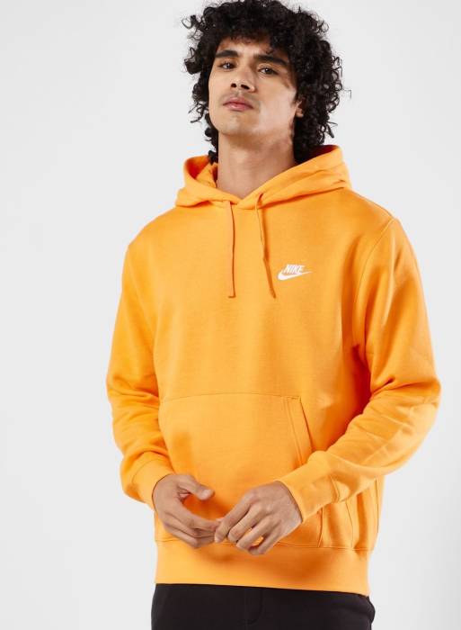هودی سویشرت ورزشی بسکتبال مردانه نایک نارنجی
