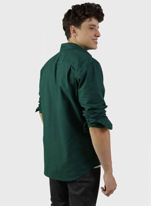 پیراهن اسلیم فیت مردانه سبز برند american eagle مدل 759
