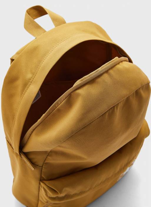 کیف کوله پشتی مردانه کانورس خردلی