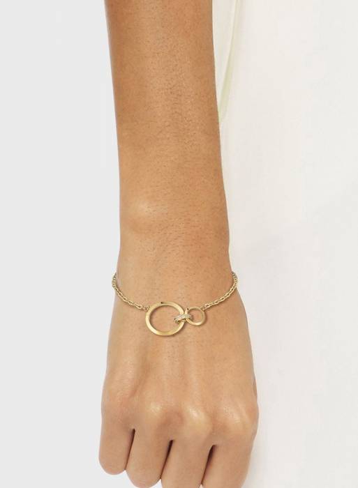 دستبند زنانه باس طلایی