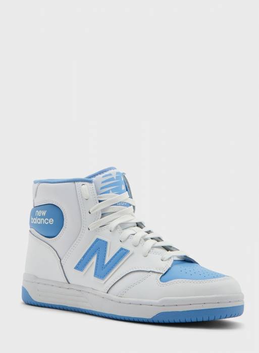 کفش اسپرت مردانه نیوبالانس آبی سفید