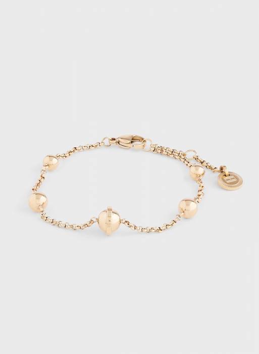 دستبند زنانه تامی هیلفیگر طلایی