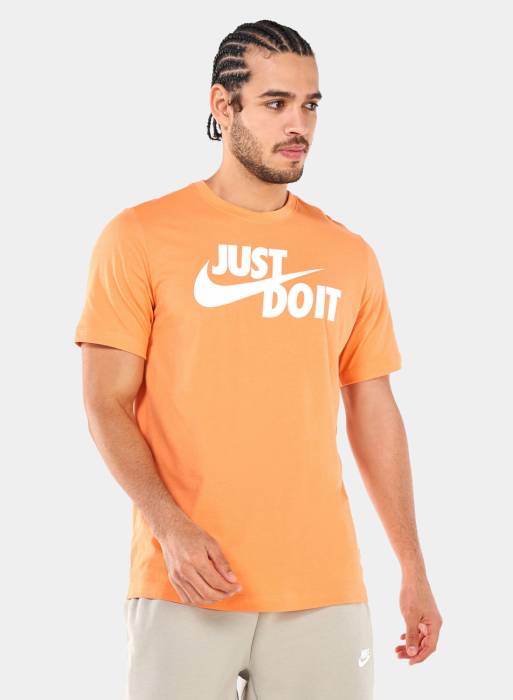 تیشرت ورزشی مردانه نایک نارنجی مدل 091